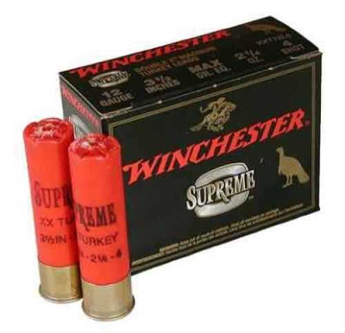20 Gauge 10 Rounds Ammunition Winchester 3" 1 1/4 oz Lead #4